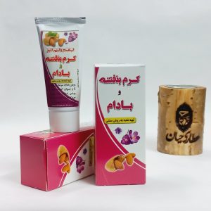 کرم بنفشه و بادام – ترمیم و نرمی پوست با خواص بنفشه و بادام
